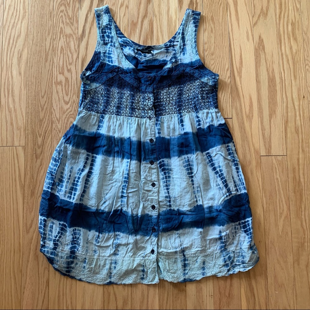 Volcom sleeveless tunic length dress top